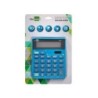 Calculadora liderpapel sobremesa xf21 10 digitos solar y pilas color azul 127x105x24 mm