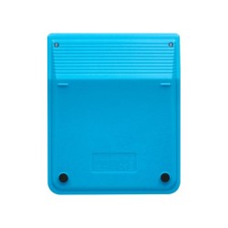 Calculadora liderpapel sobremesa xf21 10 digitos solar y pilas color azul 127x105x24 mm