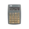 Calculadora liderpapel bolsillo xf03 8 digitos pilas color gris 99x64x9 mm