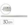 Escala liderpapel aluminio forma triangular con funda protectora longitud 30 cm 1:20 1:25/1:50/1:75/1:100/1:150
