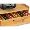 Soporte para capsulas de cafe cep silva bambu 1 cajon 305x326x98 mm