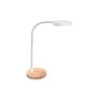Lampara de oficina cep silva flex base bambu 160x160x600 mm