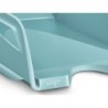 Bandeja sobremesa cep riviera plastico maxi color verde agua 387x265x115 mm