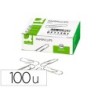 Clips zinc q-connect n 4 labiados 50 mm caja de 100 unidades