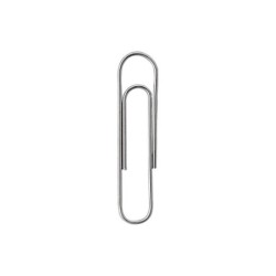 Clips niquelados q-connect n 4 planos 50 mm caja de 100 unidades