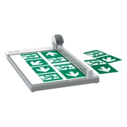 Cizalla de rodillo leitz precision office a3 base madera plastificada longitud corte 457 mm capacidad de