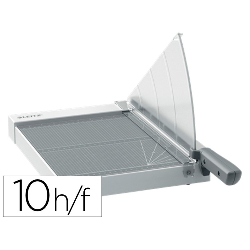 Cizalla de palanca leitz precision home office a4 base plastico longitud corte 380 mm capacidad de corte 10 hojas Cizalla de palanca leitz precision home office a4 base plastico longitud corte 380 mm capacidad de corte 10 hojas