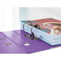 Archivador de palanca esselte colour breeze carton forrado pvc din a4 lomo 75 mm color malva