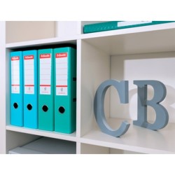 Archivador de palanca esselte colour breeze carton forrado pvc din a4 lomo 75 mm color malva