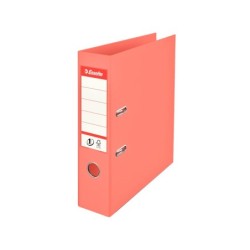 Archivador de palanca esselte colour breeze carton forrado pvc din a4 lomo 75 mm color coral