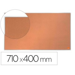Tablero de anuncios nobo impression pro corcho formato panoramico 32\ 710x400 mm