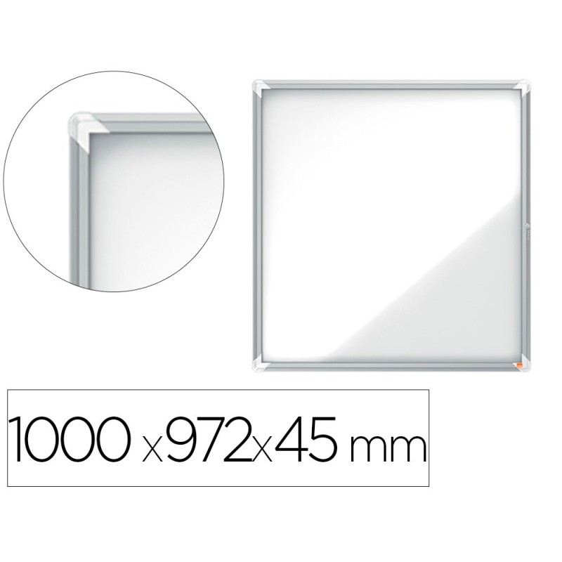 Vitrina de anuncios nobo premium plus magnetica de exterior 12 x din a4 1000x972x45 mm Vitrina de anuncios nobo premium plus magnetica de exterior 12 x din a4 1000x972x45 mm