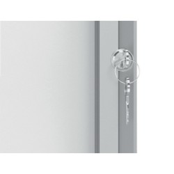 Vitrina de anuncios nobo premium plus magnetica de exterior 12 x din a4 1000x972x45 mm
