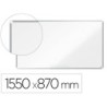 Pizarra blanca nobo premium plus acero vitrificado formato panoramico 70\ magnetica 1550x870 mm