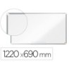 Pizarra blanca nobo premium plus acero vitrificado formato panoramico 55\ magnetica 1220x690 mm