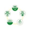 Archivador de palanca esselte n 1 co2 neutral din a4 carton forrado lomo 75 mm blanco