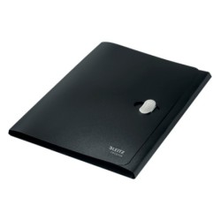 Carpeta leitz recycle gomas tres solapas din a4 polipropileno negro