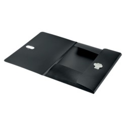 Carpeta leitz recycle gomas tres solapas din a4 polipropileno negro