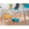 Reposapies de escritorio leitz active ergo cosy color azul