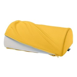 Reposapies de escritorio leitz active ergo cosy color amarillo 260x140x405 mm