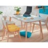 Cojin de asiento leitz active ergo cosy color gris 355x75x455 mm