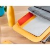 Soporte para portatil leitz ergo cosy ajustable 4 alturas color amarillo 310x50x247 mm