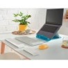 Reposamuñecas leitz ergo cosy para teclado ajustable color gris