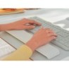 Reposamuñecas leitz ergo cosy para teclado ajustable color gris