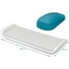 Reposamuñecas leitz ergo cosy para raton ajustable color gris