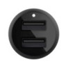 Cargador para coche belkin ccb001btbk doble usb-a 24w 12w x2 color negro
