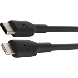 Cable belkin caa003bt1mbk usb-c a lightning boost charge longitud 1 m color negro