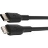 Cable belkin caa003bt1mbk usb-c a lightning boost charge longitud 1 m color negro