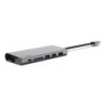 Adaptador belkin avc008btsgy multipuerto usb-c a ethernet / usb-c / usb-a / hdmi / sd color gris
