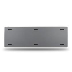 Teclado ngs fortune multimode inalambrico 12 teclas multimedia color aluminio 364x116x14 mm