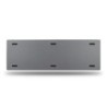 Teclado ngs fortune multimode inalambrico 12 teclas multimedia color aluminio 364x116x14 mm