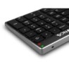 Teclado ngs fortune multimode inalambrico 12 teclas multimedia color aluminio 364x116x14 mm