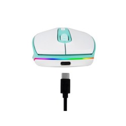Raton ngs smog optico 1000/1600/2400 dpi inalambrico 3 botones receptor usb 2,4 ghz luces