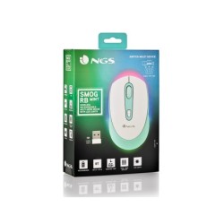 Raton ngs smog optico 1000/1600/2400 dpi inalambrico 3 botones receptor usb 2,4 ghz luces