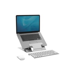 Soporte fellowes hylyft para portatil plegable aluminio ajustable 6 alturas
