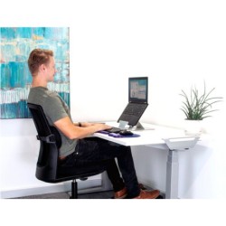 Soporte fellowes hylyft para portatil plegable aluminio ajustable 6 alturas