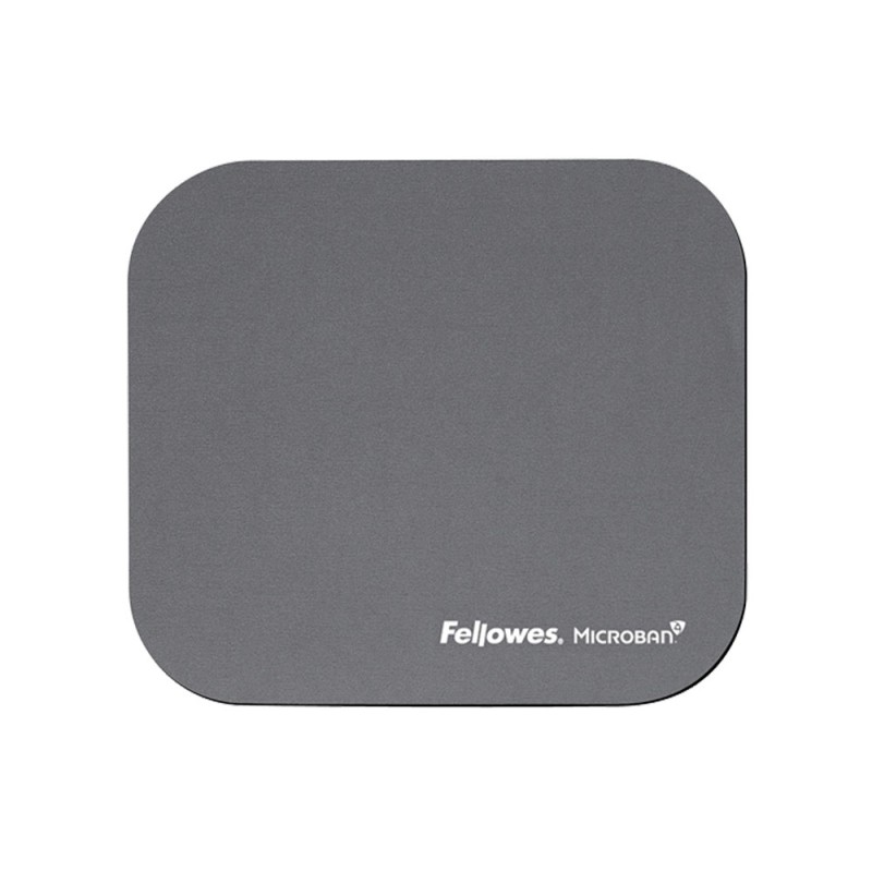 Alfombrilla para raton fellowes con proteccion microban color gris 226x192x3 mm Alfombrilla para raton fellowes con proteccion microban color gris 226x192x3 mm