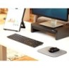 Alfombrilla para raton fellowes con proteccion microban color gris 226x192x3 mm
