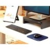 Alfombrilla para raton fellowes con proteccion microban color azul 226x192x3 mm