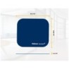 Alfombrilla para raton fellowes con proteccion microban color azul 226x192x3 mm