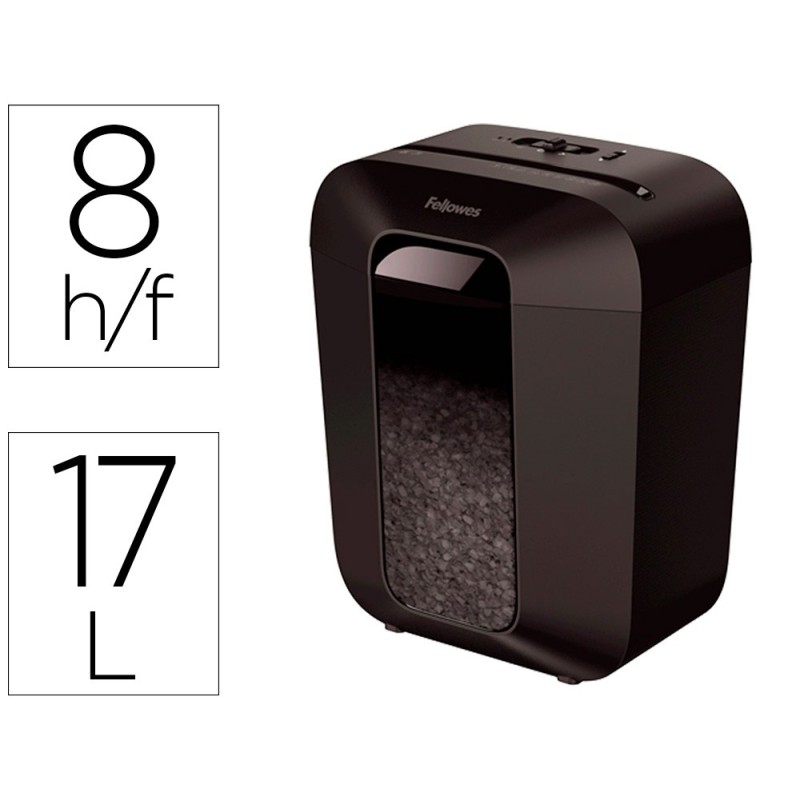 Destructora de documentos fellowes lx-41 capacidad 8h seguridad p4 destruye grapas clips y tarjeta papelera 17 l Destructora de documentos fellowes lx-41 capacidad 8h seguridad p4 destruye grapas clips y tarjeta papelera 17 l