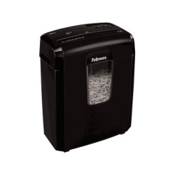 Destructora de documentos fellowes lx-25m capacidad 6h seguridad p4 destruye grapas clips y tarjeta papelera 11,5