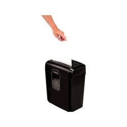 Destructora de documentos fellowes lx-25m capacidad 6h seguridad p4 destruye grapas clips y tarjeta papelera 11,5