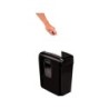 Destructora de documentos fellowes lx-25m capacidad 6h seguridad p4 destruye grapas clips y tarjeta papelera 11,5