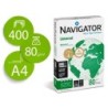Papel fotocopiadora navigator din a4 80 gramos paquete de 400 hojas
