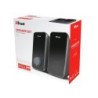 Altavoces trust arys 2.0 potencia maxima 28w control de volumen y conexion auriculares usb color negro